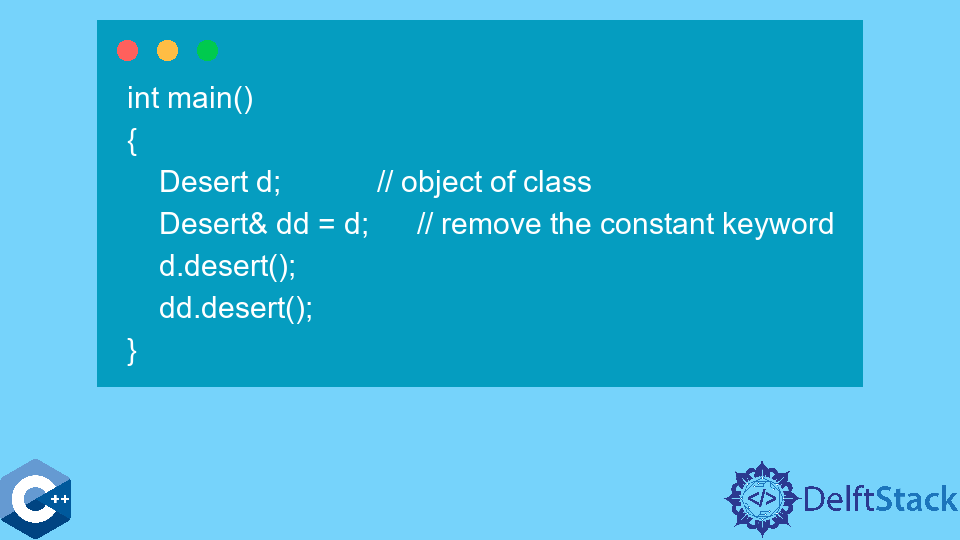 the-const-keyword-in-function-declaration-of-classes-in-c-delft-stack